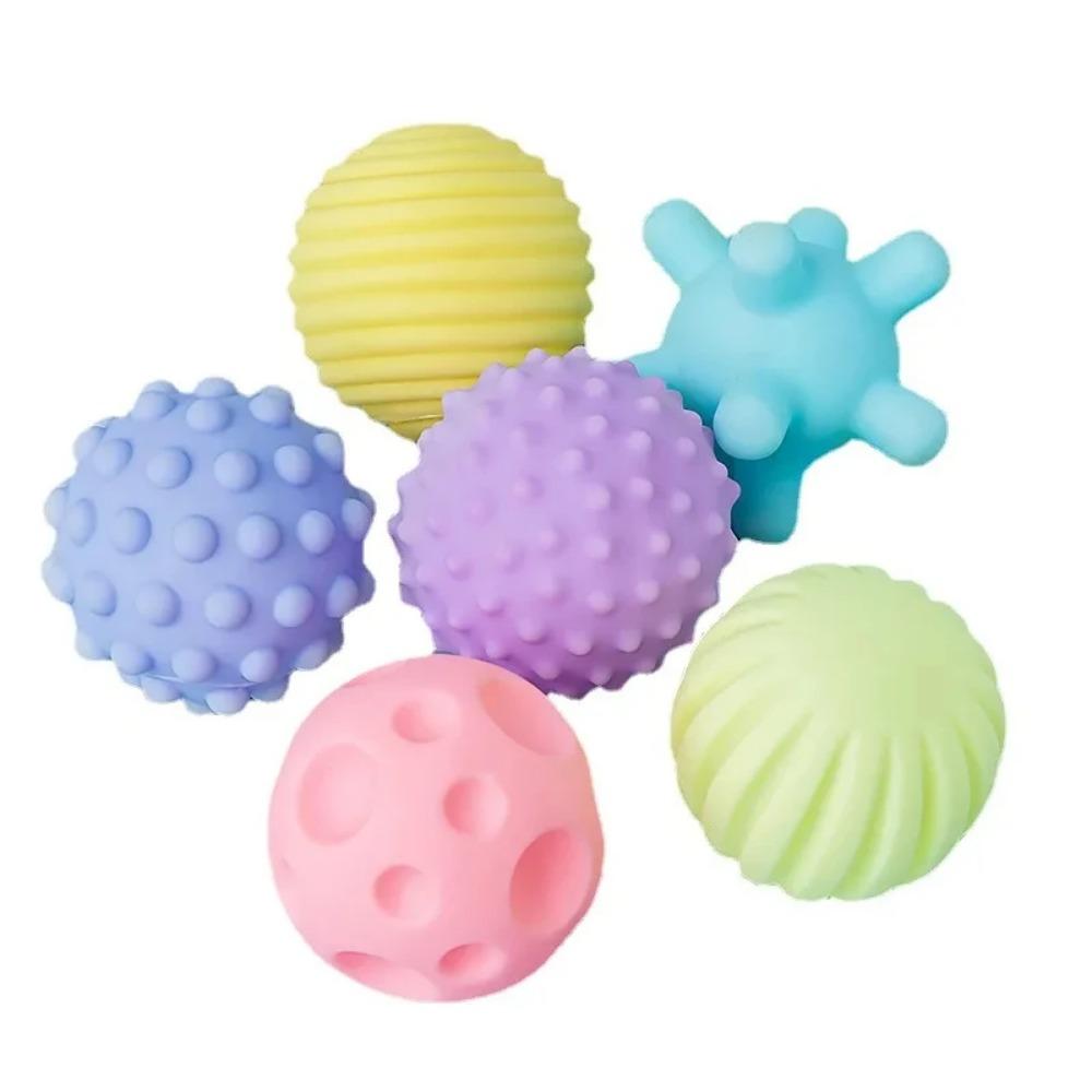Sensory Balls for Baby Touch Hand Ball Massage Soft Textured Balls Baby Hands Squeeze Balls Set Develop Kid's Tactile Senses Toy