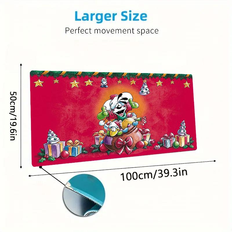 Diddl Large Size Mouse Pad Large Gaming Table Cushion Non-slip Laptop Tablet Big Mousepad XXL Mat Mini PC Playmat With Lock Edge