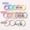 300pcs Cute Colorful Nylon Elastic Hair Bands Set for Women Girls Ponytail Holder Scrunchies Kids Rubber Band Hair Accessories