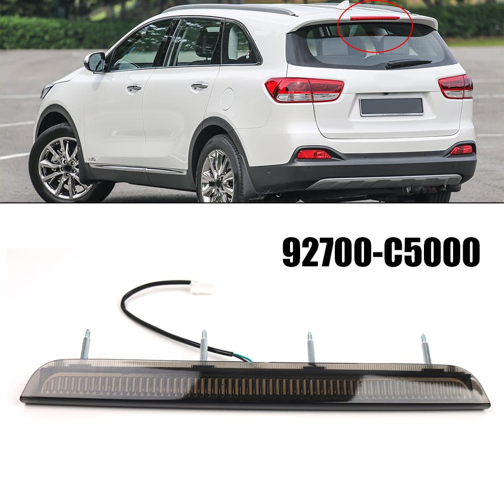 Car Lighting Rear Brake Light Car Brake Light Car Rear Light Assembly Accessory Black ABS Material Non-deformed China Mainland