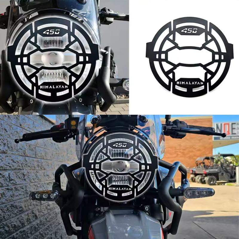 For Himalayan450 HIMALAYAN 450 2024 - Motorcycle Accessories Headlight Grille Headlight Cover Protective Cover