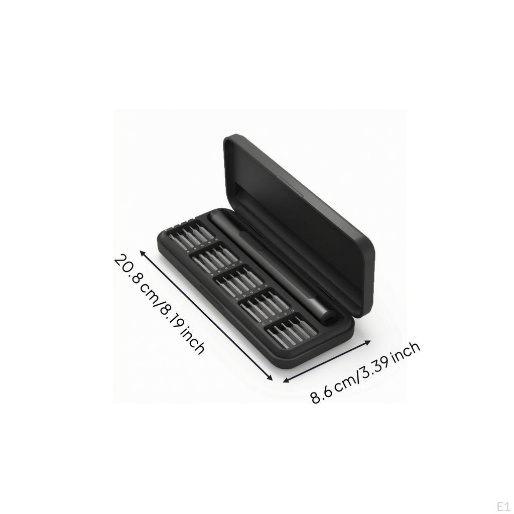 Electric Screwdriver Kit Portable with Storage Case Compact Repair Tool for Hobbyists,