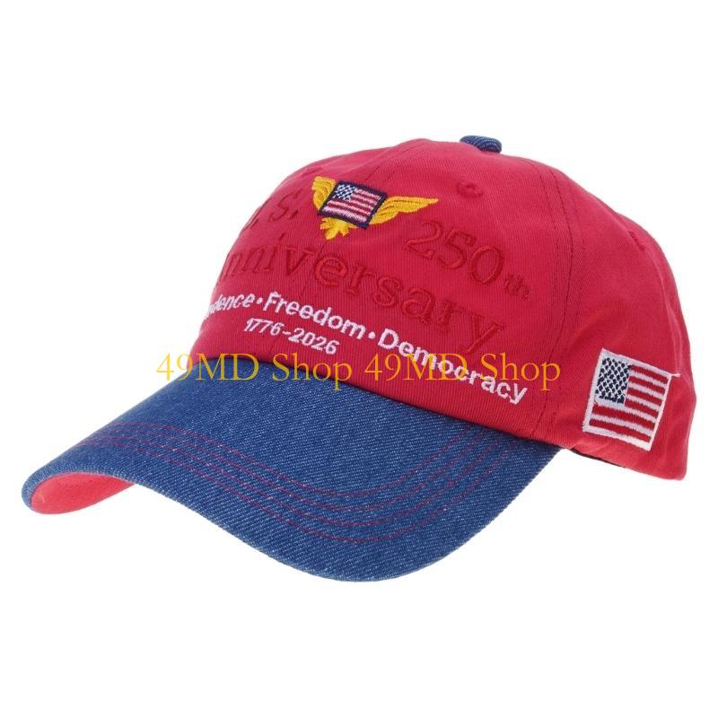 49MD Breathable Cotton Cap 250th Anniversary Edition Sun Unisex Design