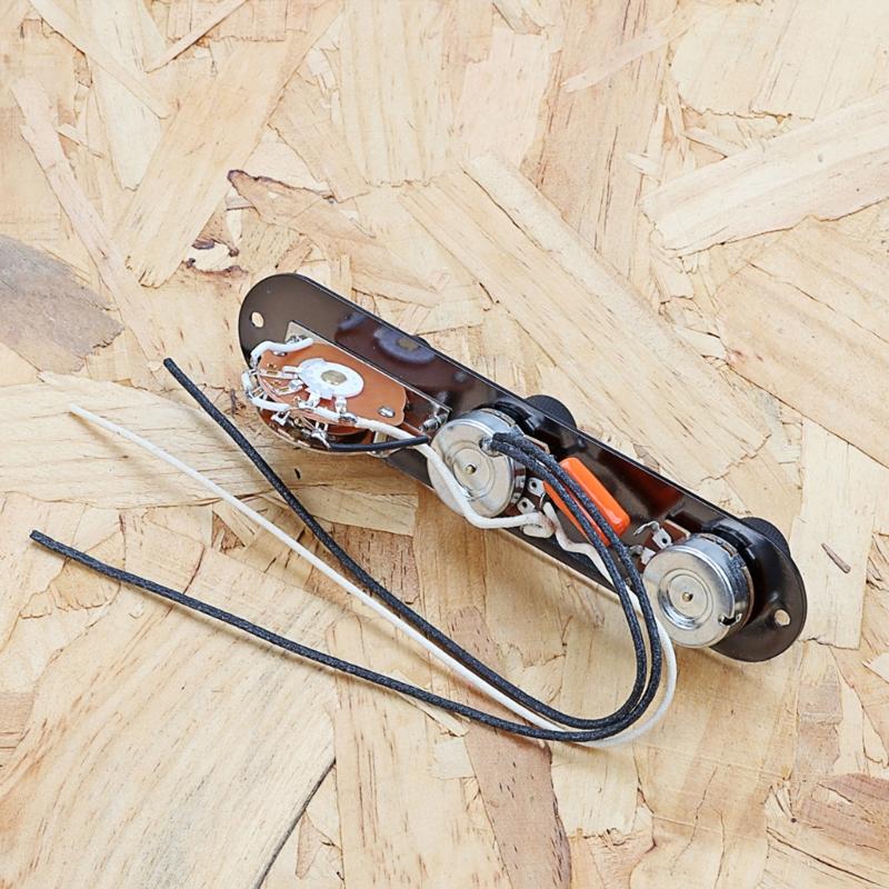 Guitar Control Plate 3 Way Switch Metal Prewired Control Plate Wiring Harness Knobs Standard Guitar Replacement Parts