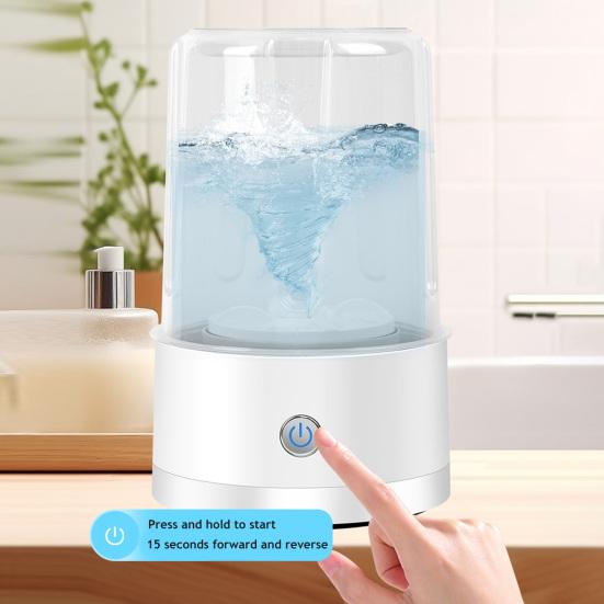 Portable Mini Washer Wireless Charging Underwear Laundry Cup Automatic Hands-Free Cleaning Washing Machine for Travel Home Use