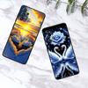 Cartoon Anime Duck Pattern For Samsung A73 A72 A71 A55 A54 A53 A52 A51 A13 A22 A16 A15 A12 A14 A26 A07 5G Black Phone Case