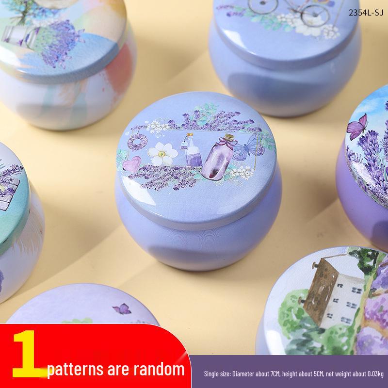 Mini Cute Cookie Candy Storage Tin with Lid for Hairpins, Earrings, or Small Items