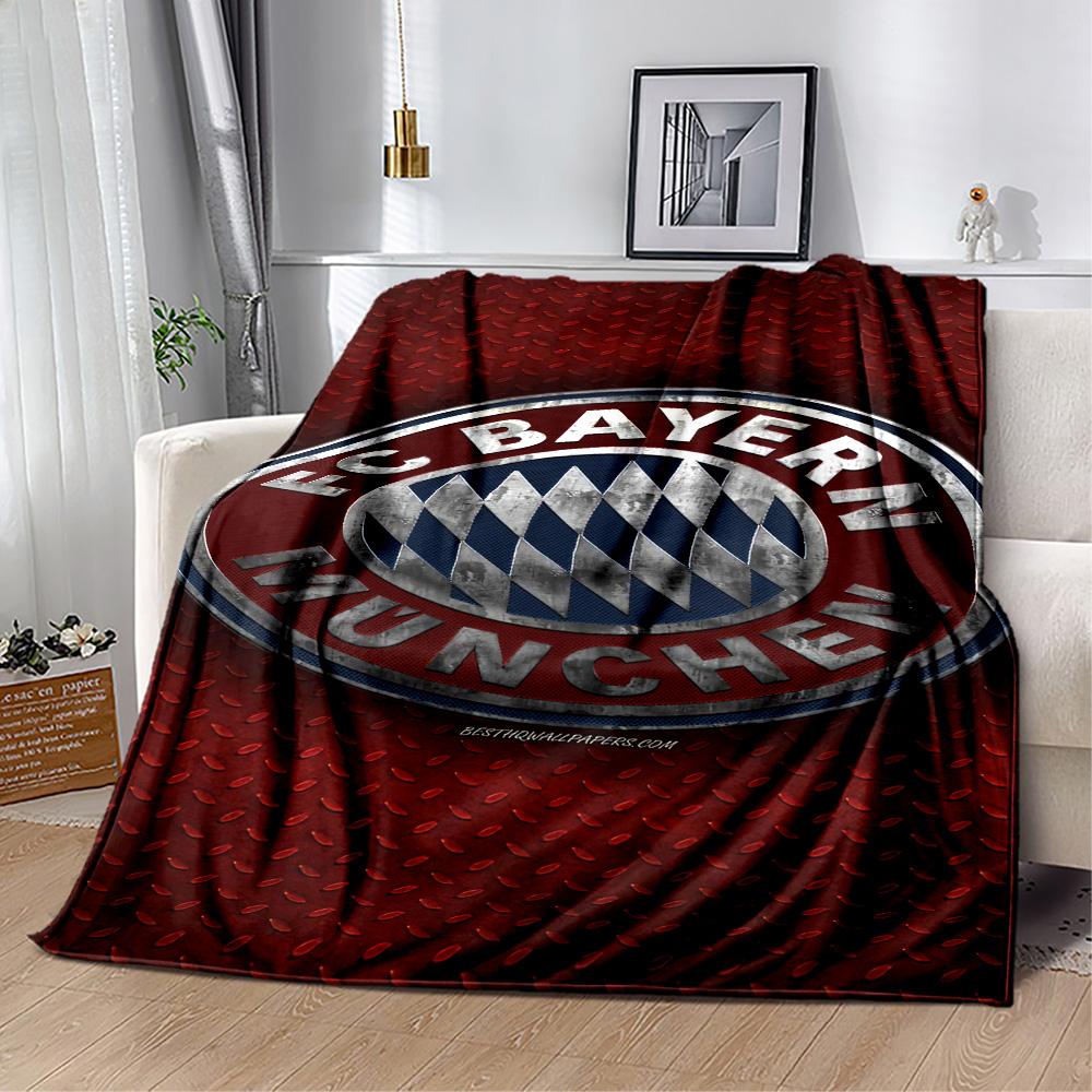 Bayern Munich Blanket Ultra-Soft Suitable for Livingroom Picnics Bedding Four Seasons Universal Stylish Decor