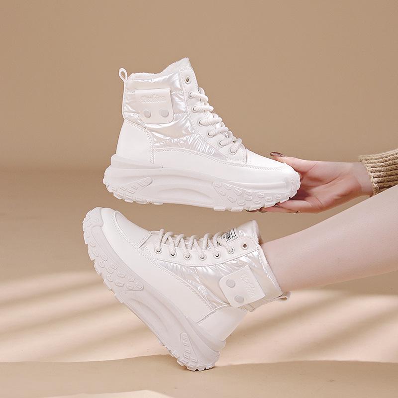 Women's Waterproof Non-Slip Fleece-Lined Snow Boots - Winter 2024 Warmth & Cold Protection