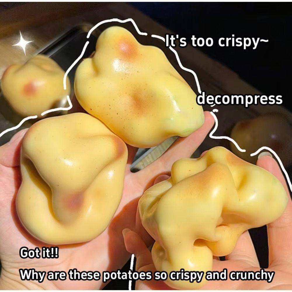 Shapeable Crunchy Squishy Finger Relax Blocks Filled Squishy Boys Girls Squishy Potato Adult Kids
