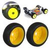 4pcs RC Front Rear Tires and Wheels with 17mm Hex for 1Celsius8 RC Off Road Car Upgrade Parts