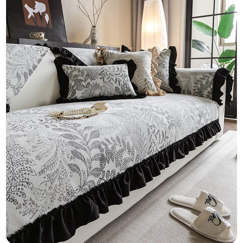 

Chenier Sofa Cushion Universal In All Seasons New Leather Sofa Cover Non-Slip Cover Cloth Towel Anti-Cat Scratch Seat Cushion 70*70cm