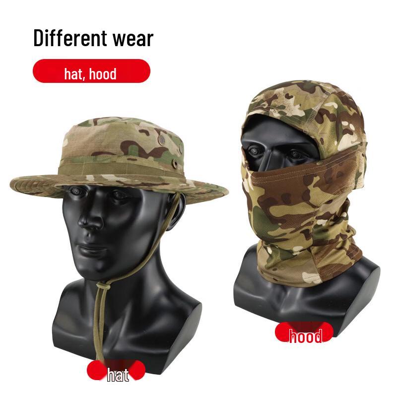 Men's Camouflage Tactical Boonie Hat Set