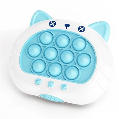 3 Colors 1 Pcs Electronic Pop Quick Push Bubbles Game Machine Kid Cartoon Fun Squeezing Toys Anti Stress Sensory Bubble Toy Gift