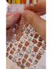 Mini Cartoon Bubu Bear 3D Nail Art Stickers for DIY Journal Decoration