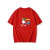 2026 Summer Hello Kitty Cartoon Printed Short Sleeve Pure Womens Comfortable summer loosefitting Womens clothing