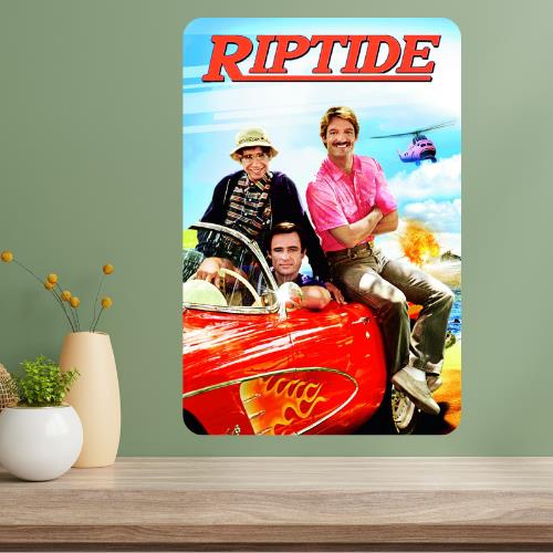 Riptide Classic TV Show Metal Poster Sign 20x30cm(7.8x11.8inch)