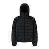 BF Baifeng Unisex Ribbed Down Jacket: Warm, Solid Color, Simple Design Winter Coat