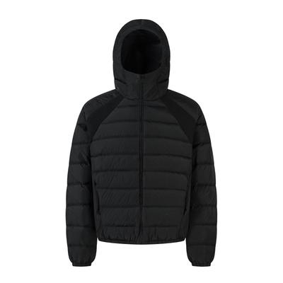 BF Baifeng Unisex Ribbed Down Jacket: Warm, Solid Color, Simple Design Winter Coat