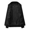 Taglia Grande Autunno Nuovo Plus Grasso Plus Size Giacca Casual da Lavoro da Uomo Larga Cappotto Sottile Uomo Tinta Unita Girocollo