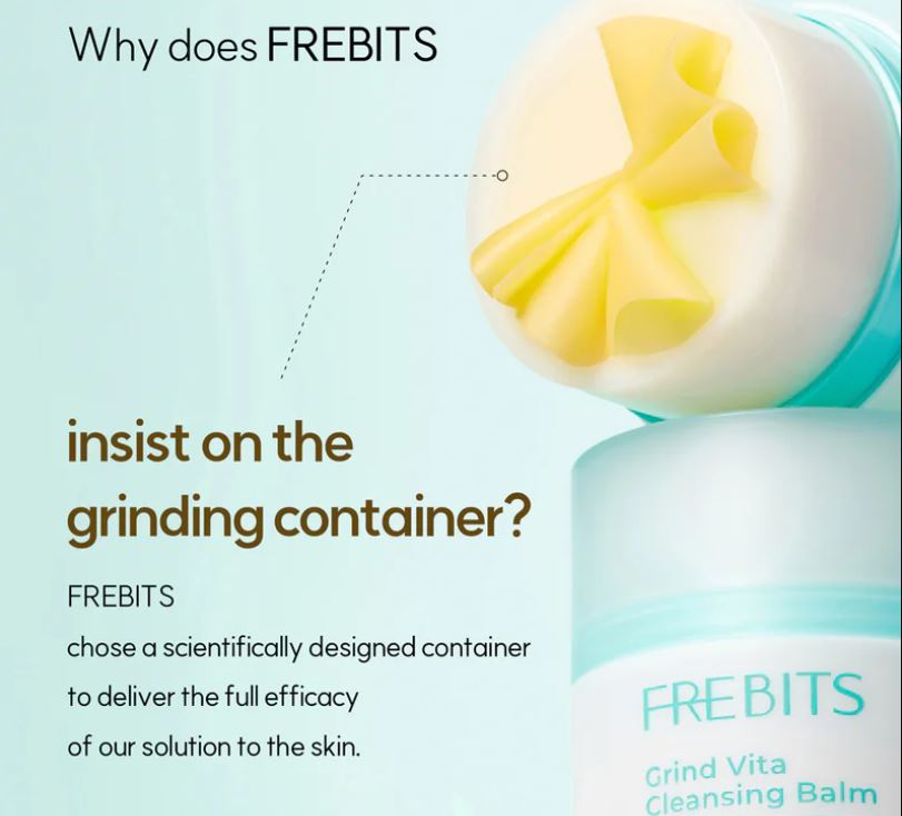 Frebits Grind Vita Cleansing Balm 50ml - Nourishing Brightening Cleansing Balm