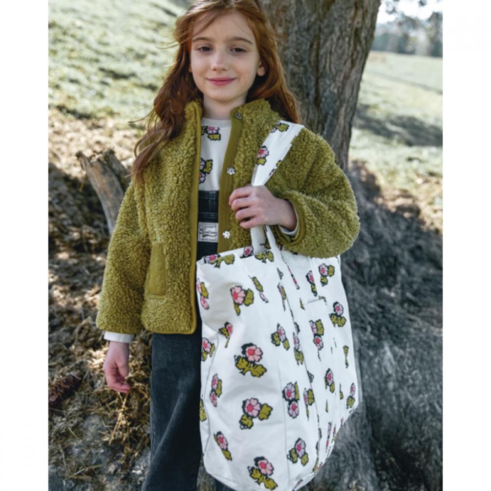 Bonton Bt Ow fLOwer Tote Bag  L  75a7t 832 04