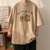 Cotton T-shirt Women Loose Summer Short-sleeved Tide Half-sleeved Tops Design Sense