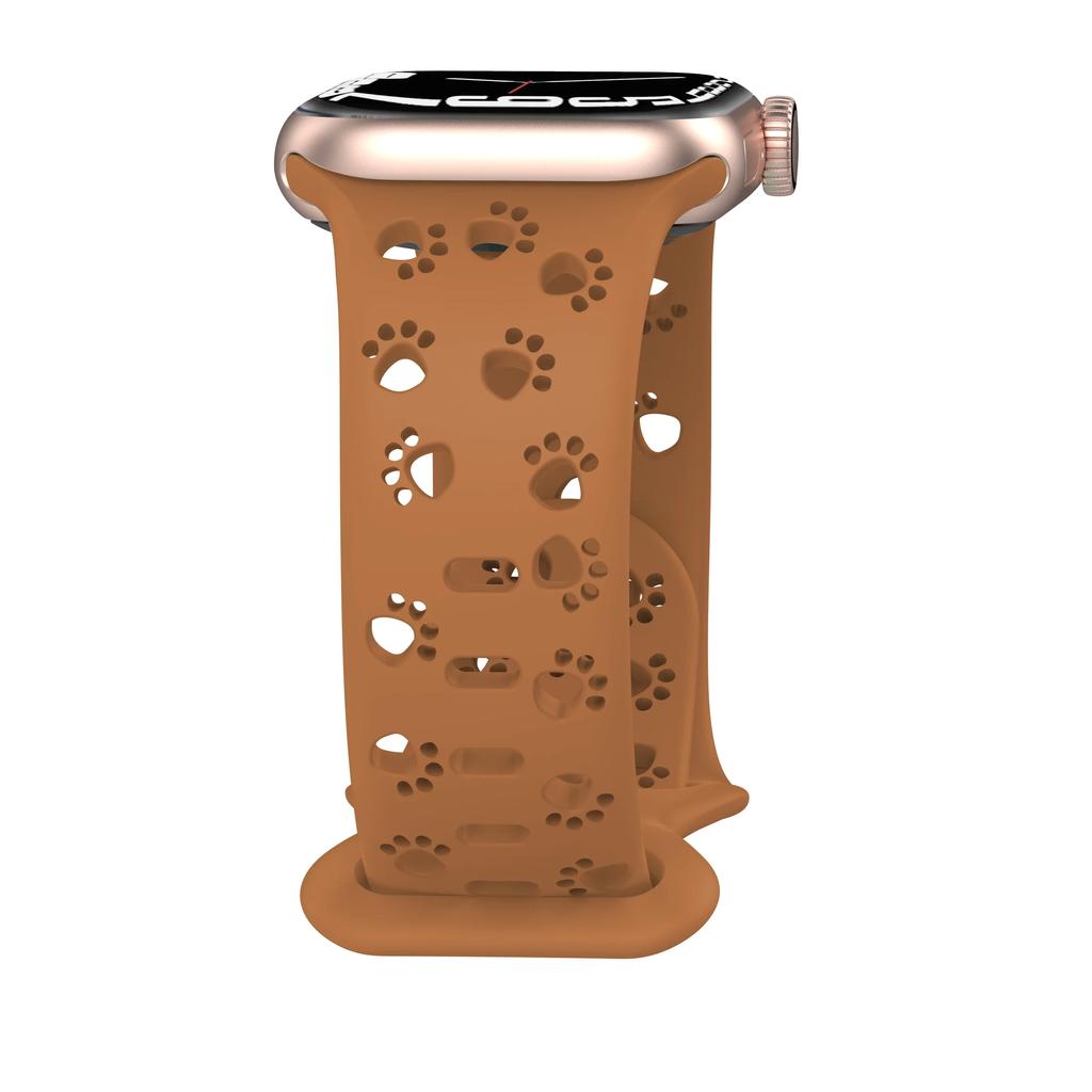 Watchband Dog Paw Silicone Strap for Apple Watch Band 44mm 41mm 42mm 40mm 49 45 38 Correa Bracelet iWatch Series Ultra 2/9/8/7/6/5/4/3/SE