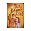 Putuo Decor Pc German Vintage Metal Tin Sign Wall Art Decor for Home Farmhouse Bar Pub Club Gift for FriendsxInches