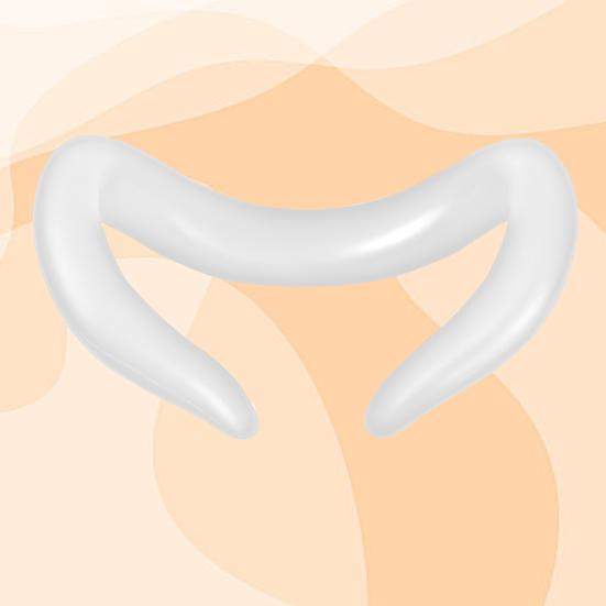 Fone de ouvido VR Silicone À prova de suor Lavável Almofada facial macia Previne vazamento de luz Realidade Virtual