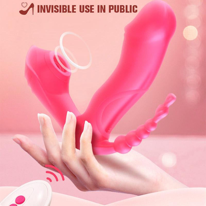 Wireless Remote Control Harness Invisible Silicone Vibrator For Women Adult Sex Toy Clitoral Oral Sex Stimulator  Anal