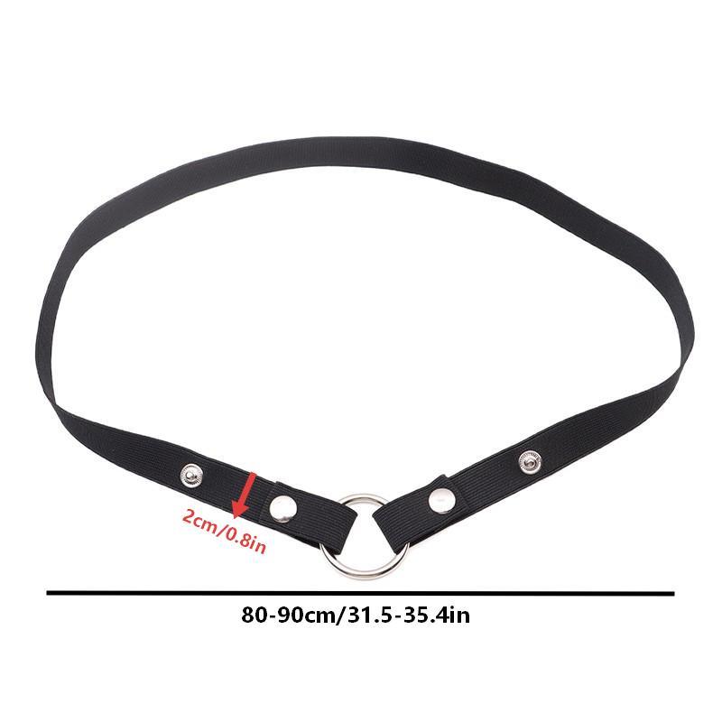 Adjustable Anti-Off Male Chastity Cage Device With Auxiliary Belt And Two-Way Widen Elastic Band Rope Sexy Underwear For Men