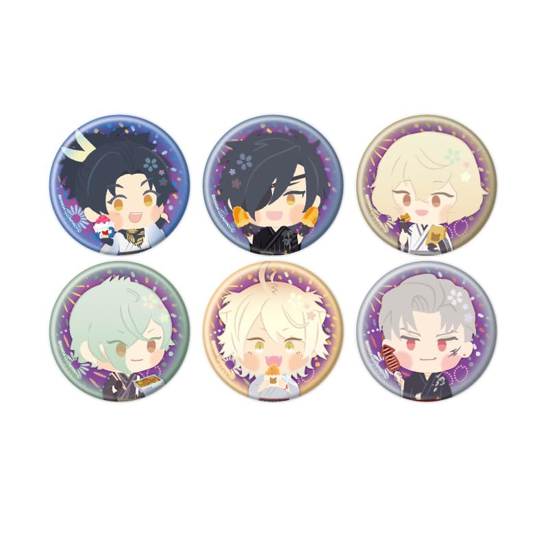 

Wanpaku Touken Ranbu 02 Summer Festival Design 2 Can Badge [Set of 6]