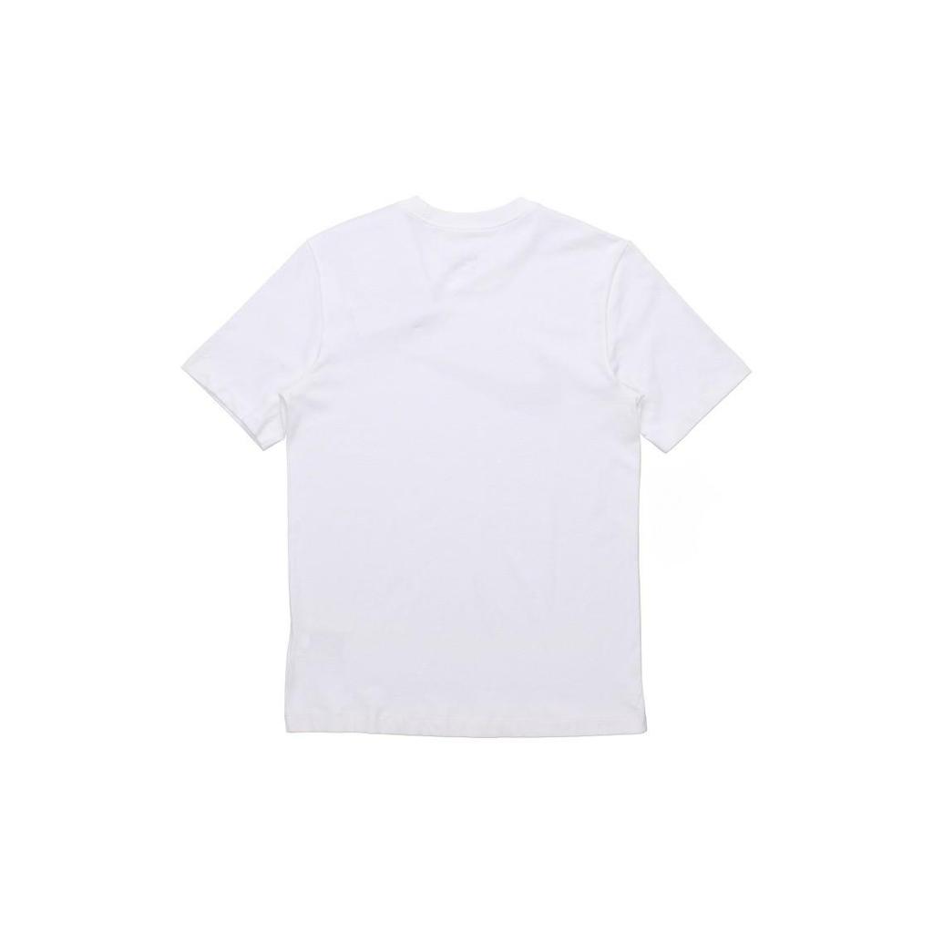 Nike Large Logo Casual Soccer Sports Short Sleeve T-Shirt for Men in White DC5095-100