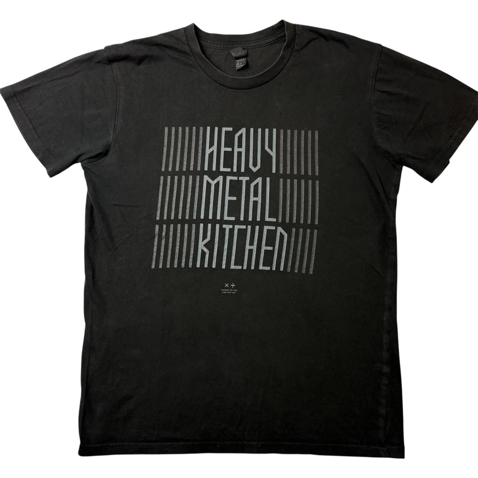 

MONA Heavy Metal Kitchen T Shirt Mens Size M Dark Mofo Art Museum Tasmania Tee S
