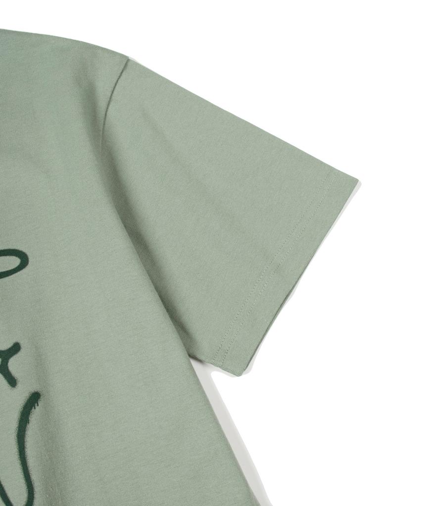 FALLETT Drawing Nero Short Sleeve T-Shirt Mint