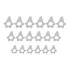 Stainless Steel 18 Piece Safety Lockwire Washer Set M6 M8 M10 for Motocross Motorbike