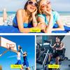 Large Capacity Mesh Sports Ball Drawstring Backpack Adjustable Shoulder Gym  for Basketball Soccer Volleyball Fitness Training