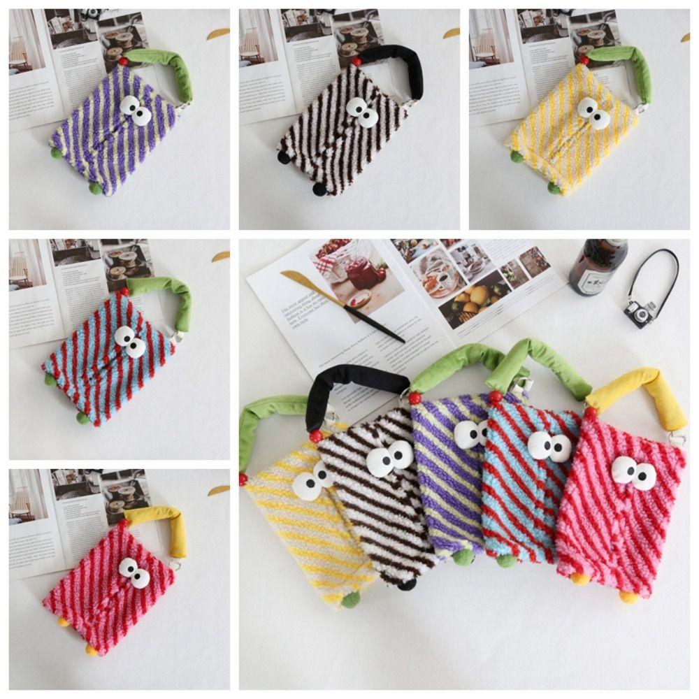 

Плюшевый подвесной плюшевый автомобильный органайзер для салфеток, креативная подвесная коробка для салфеток в автомобиле, для дома, ванной комнаты