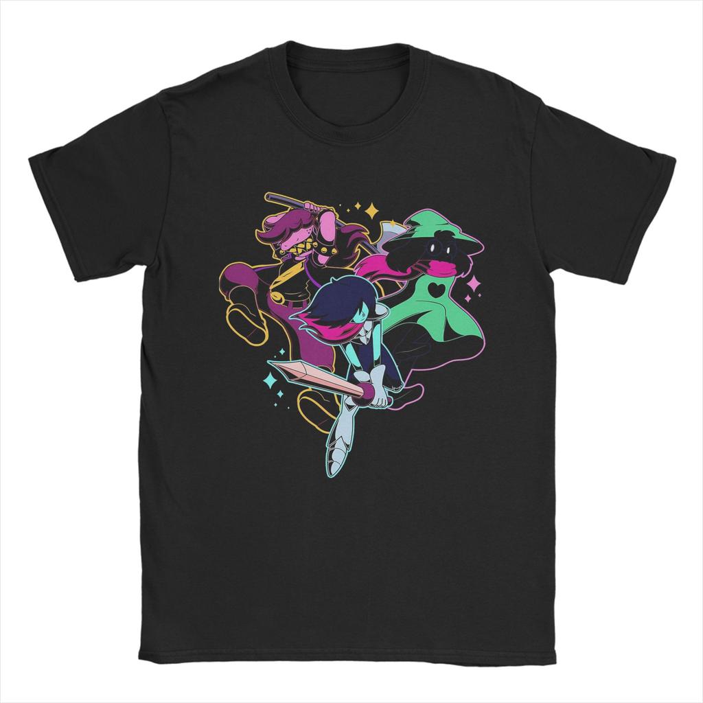 Deltarune Spamton Merch Ralsei Floral TShirt for Unisex Awesome Cotton Tee Shirt Crew Neck Short Sleeve T Shirt 6XL Clothing
