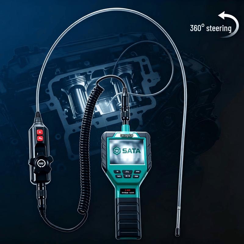 SATA 360° Electric Steering Automotive Endoscope