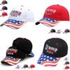Trump Donald President 2020 Hat Usa Flag Make America Great Again Cap Baseball