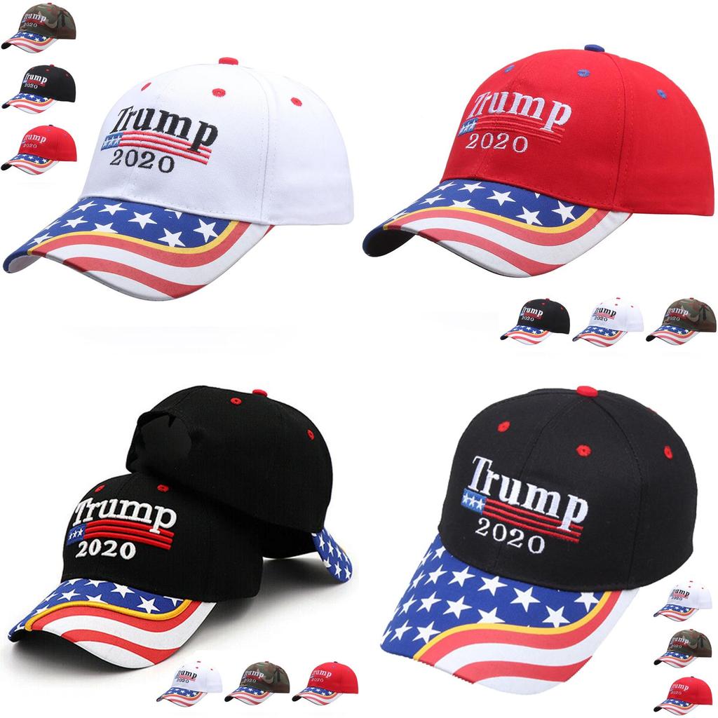 Trump Donald President 2020 Hat Usa Flag Make America Great Again Cap Baseball