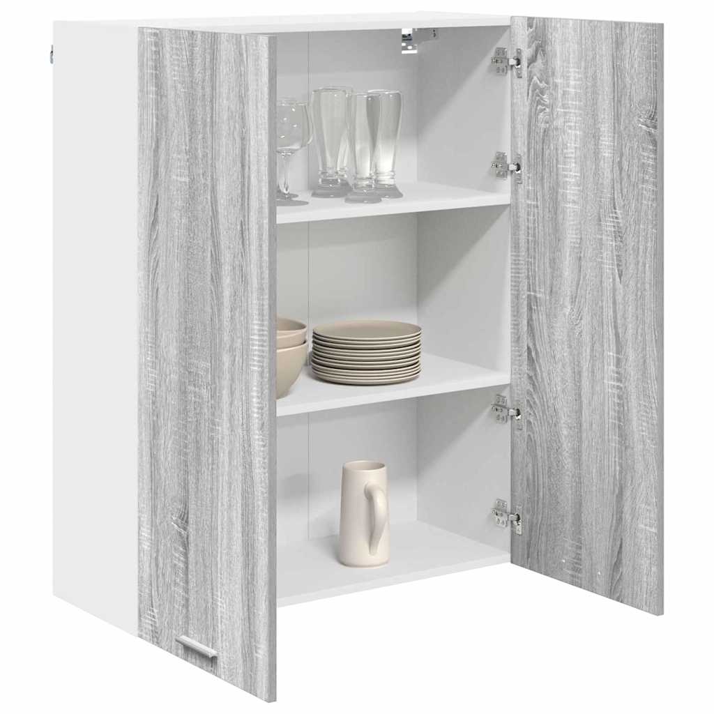 Hanging Cabinet Grey Sonoma 80 X 31 X 100 Cm Particleboard