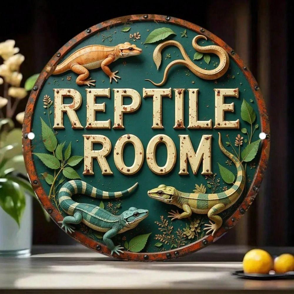 Vintage Tin Sign Metal Painting Wall Decor Art 20x20cm