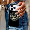 Barber Shop Hair Stylist Salon Phone Case For iPhone 17 Air 14 15 13 12 Max Cover For Apple 14 15 16 16e 11 Pro Max Plus Coque