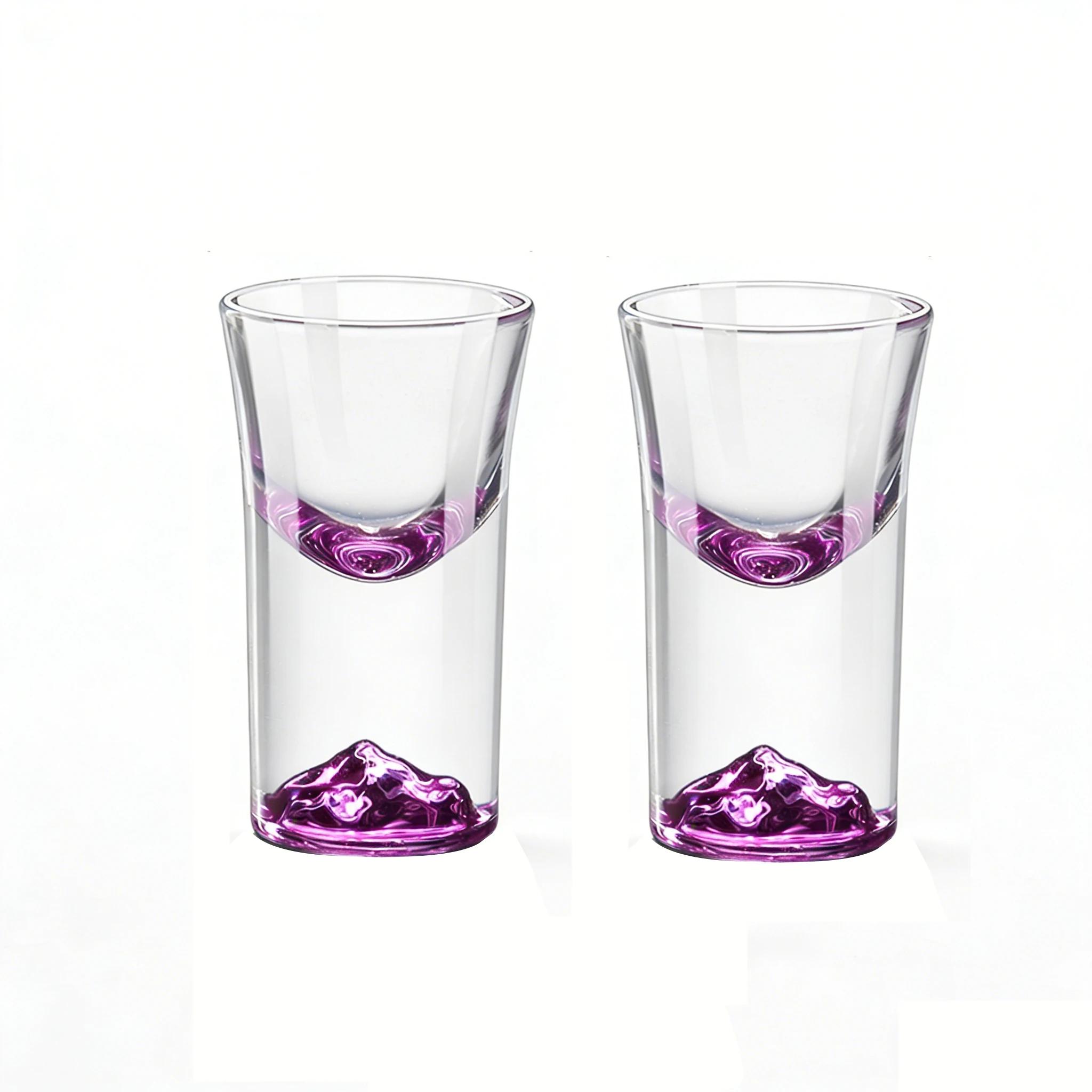 100ml Exquisite Design Wine Decanter Creative Wine Dispenser 10ml Purple Iceberg Wine Glass Drinking Glasses Bar Cocktail Glass 10ml-100ml