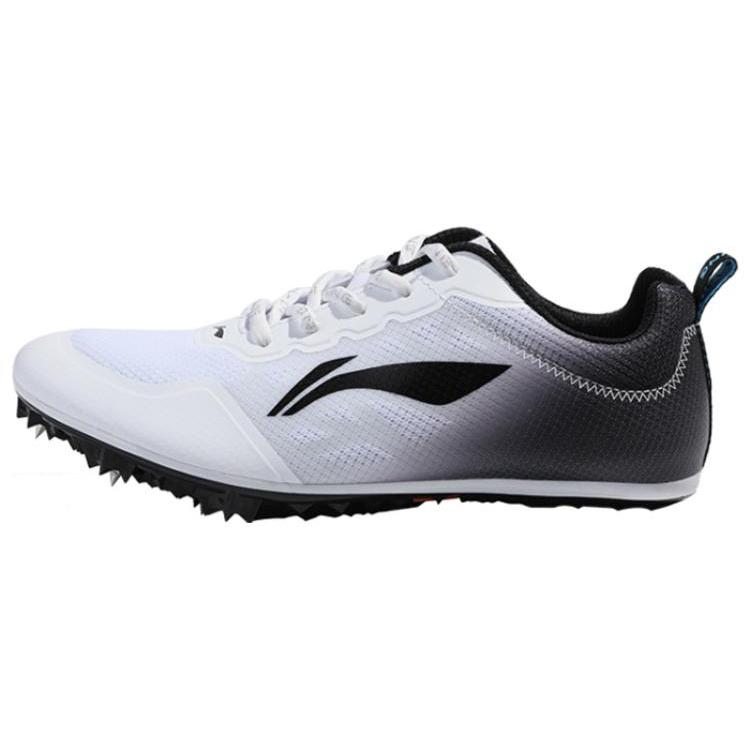 

LiNing Slip Resistant Low Top Professional Stiletto Shoes Running Shoes Unisex White Black 41