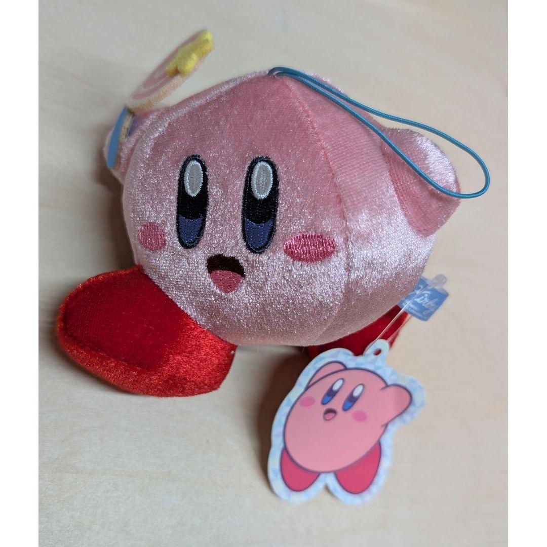 Good condition Kirby stuffed toy pink radius approx. 10cm