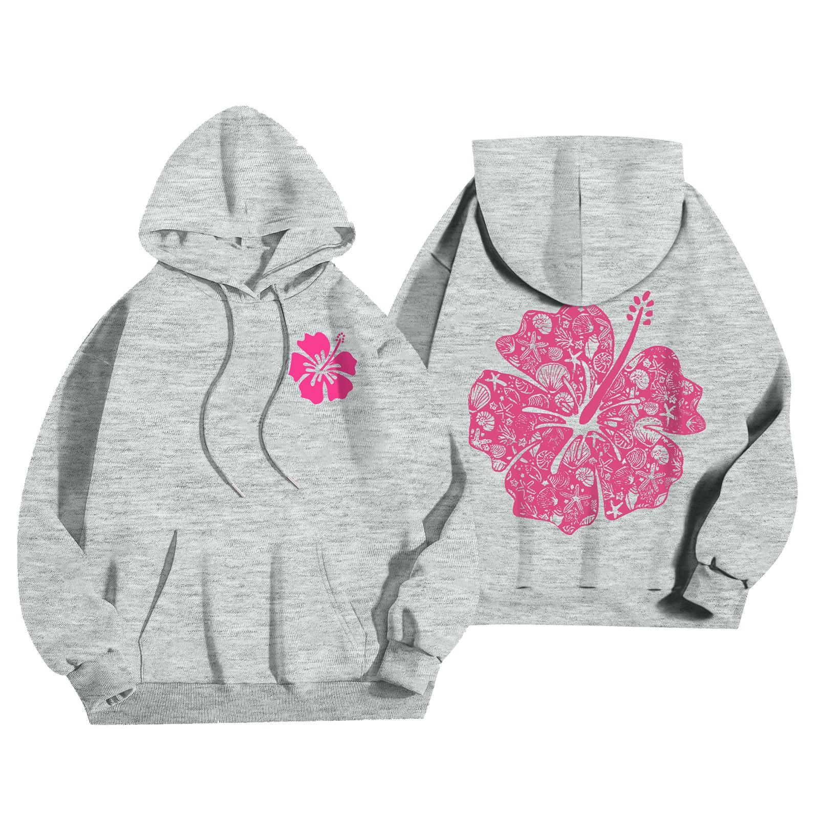 

Женская мода, женский легкий пуловер с длинными рукавами и карманами, толстовка с капюшоном в стиле консервативного стиля XXL